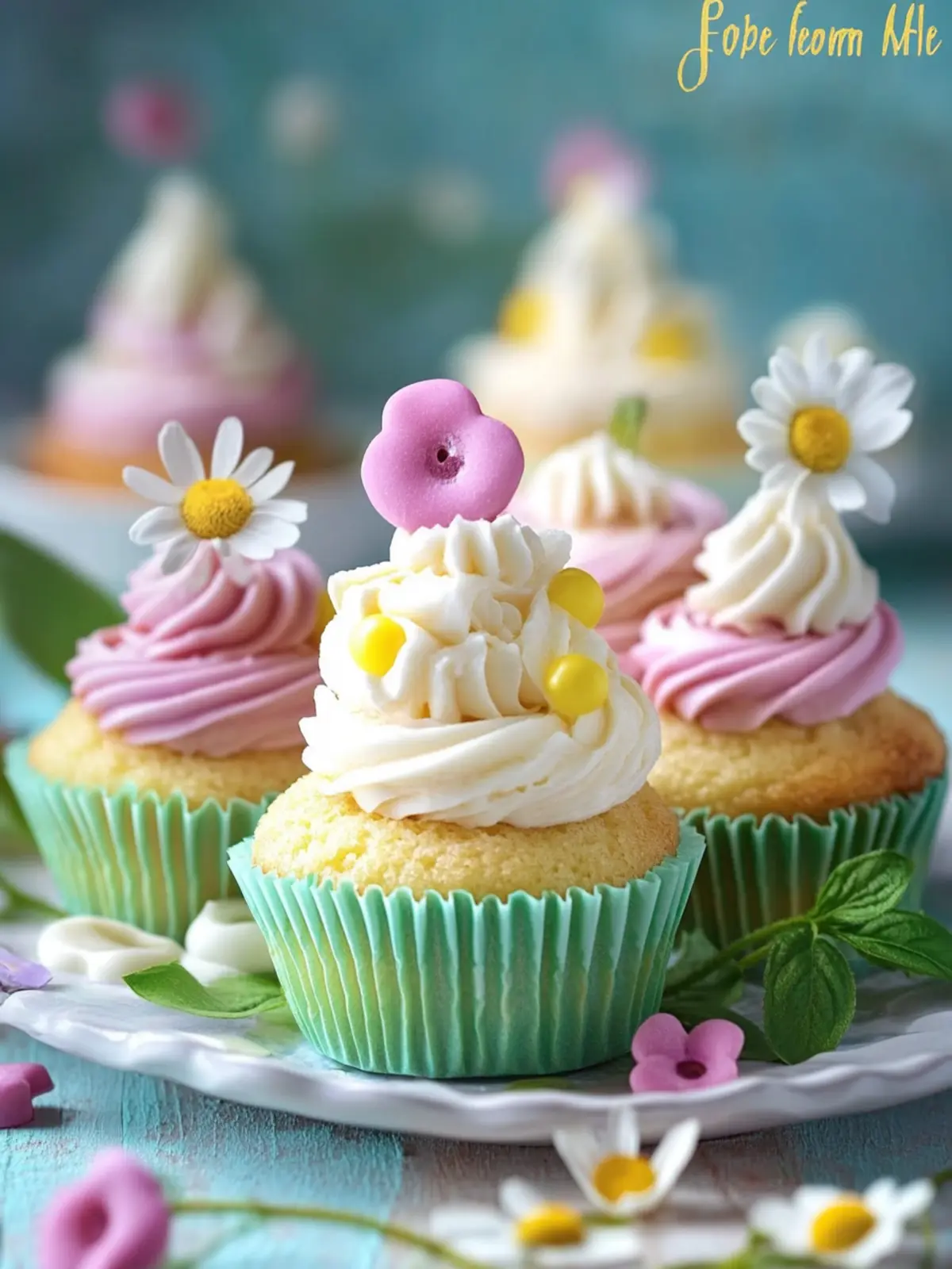 spring cupcakes