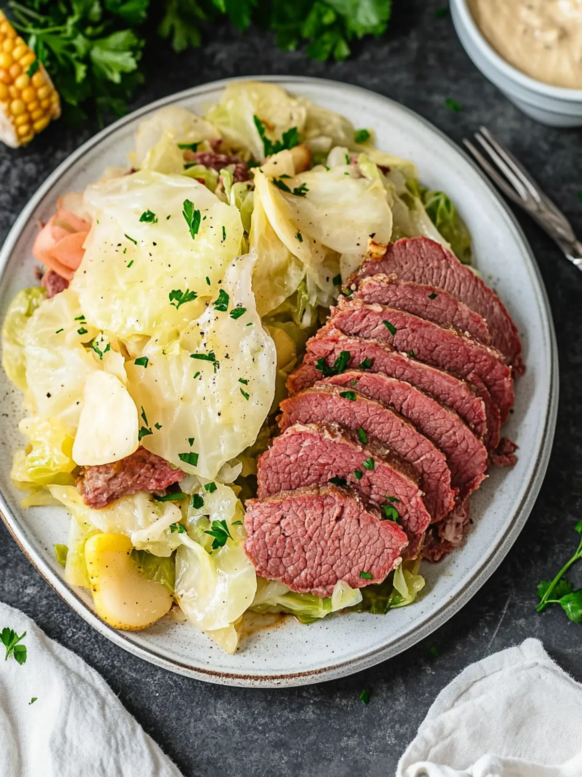 corn beef and cabbage