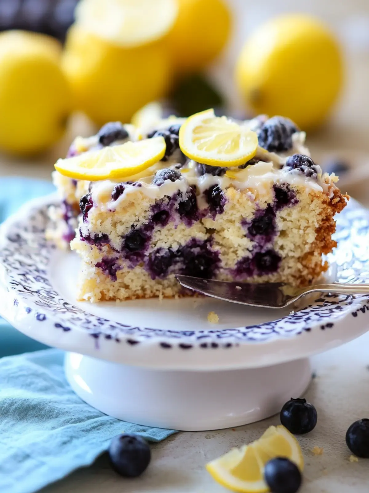 Lemon Blueberry Coffee Cake