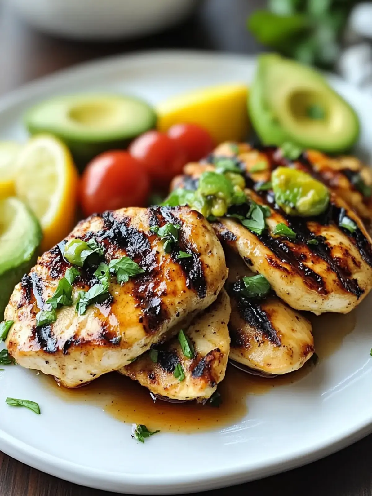 Grilled California Avocado Chicken