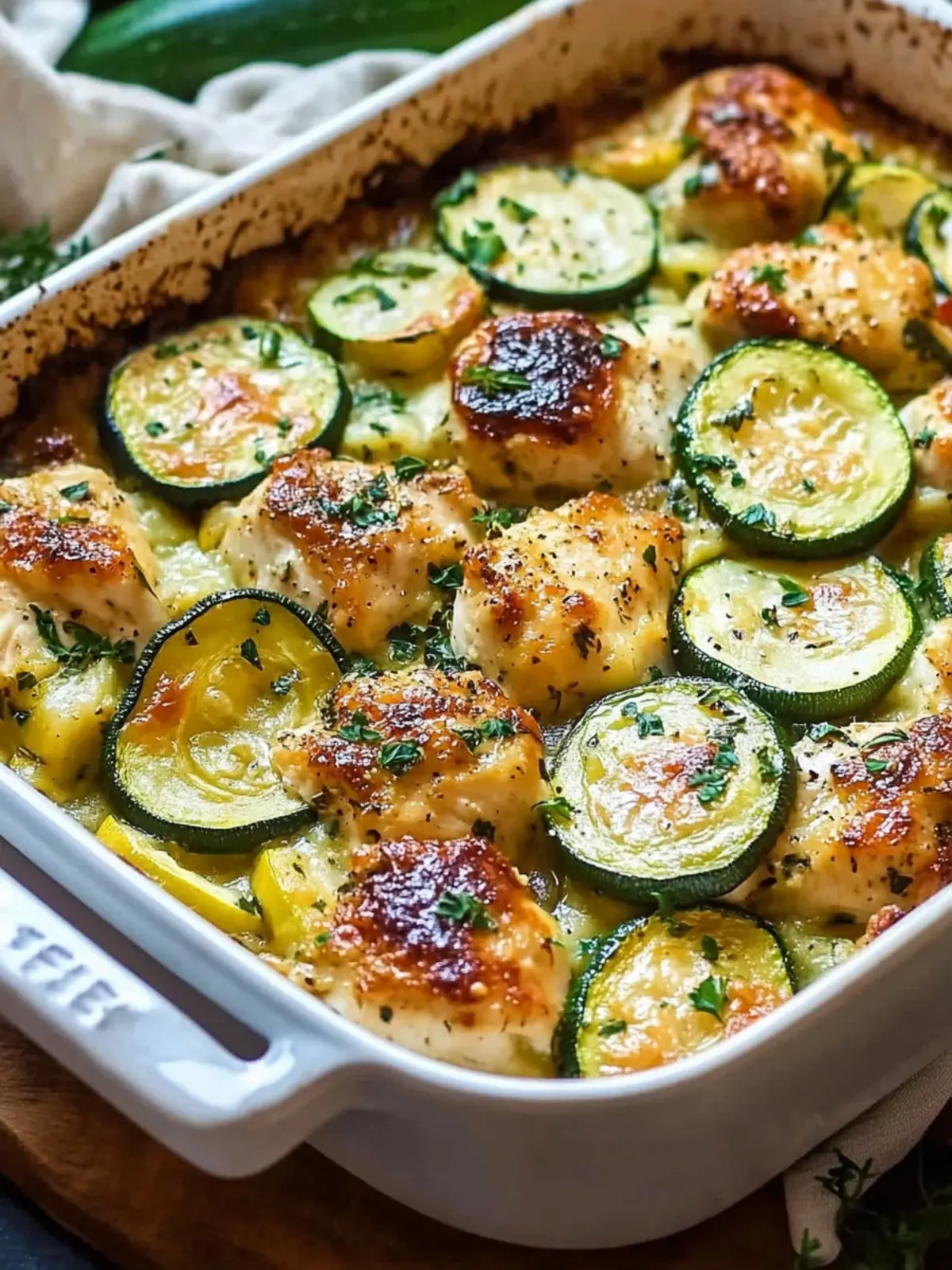 Easy Chicken Zucchini Bake Recipe