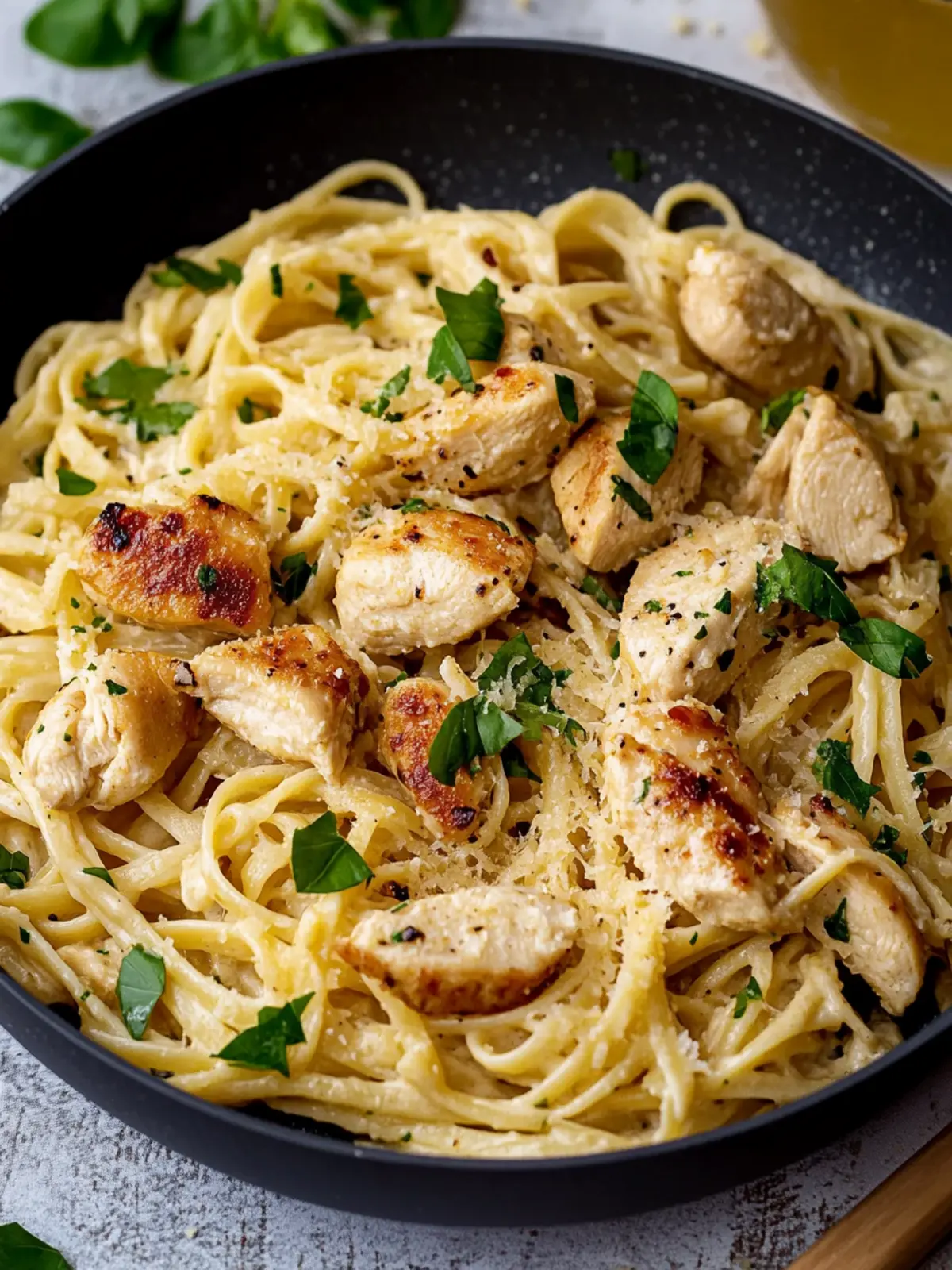 Healthy Garlic Parmesan Chicken Pasta for a Cozy Night In