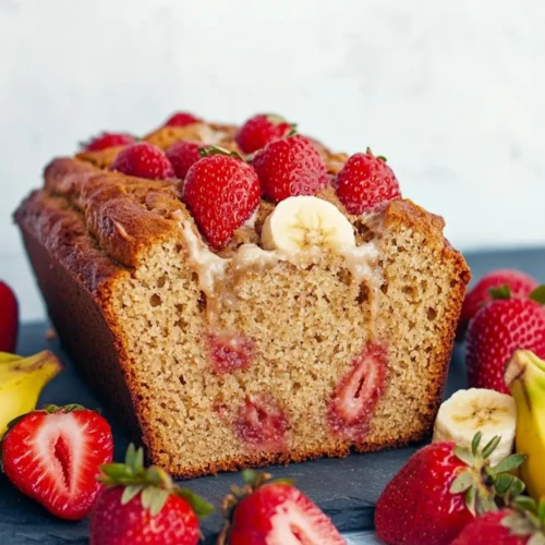 strawberry banana bread