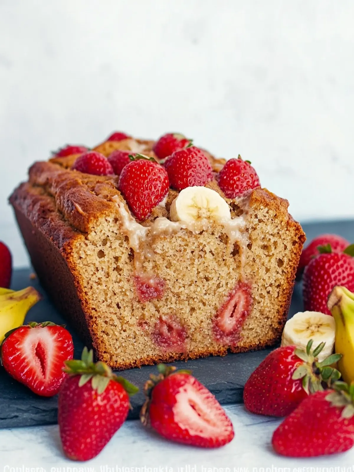 Moist Strawberry Banana Bread That Will Brighten Your Day