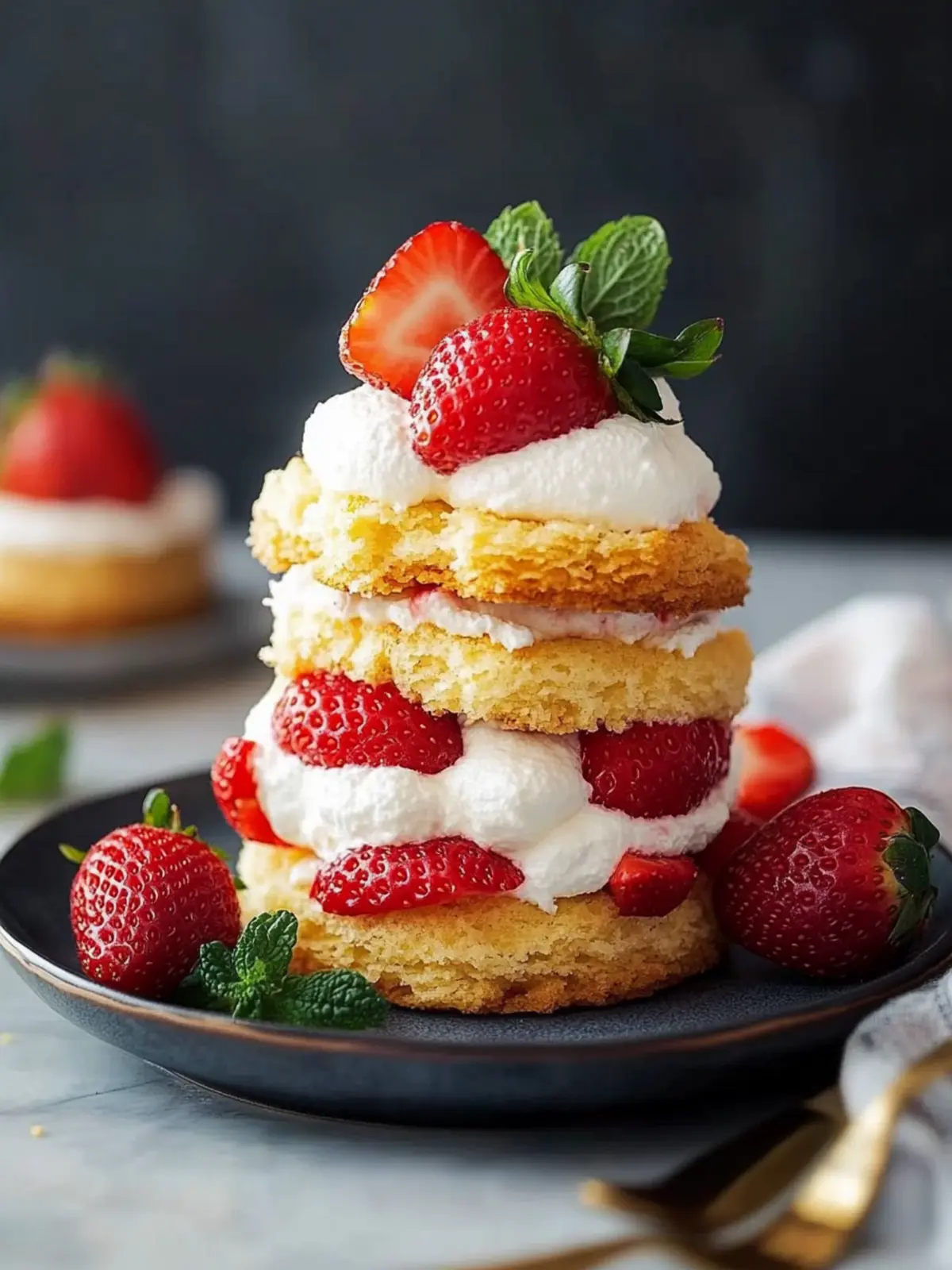 Irresistible Strawberry Shortcake Recipe with Lemon Biscuits