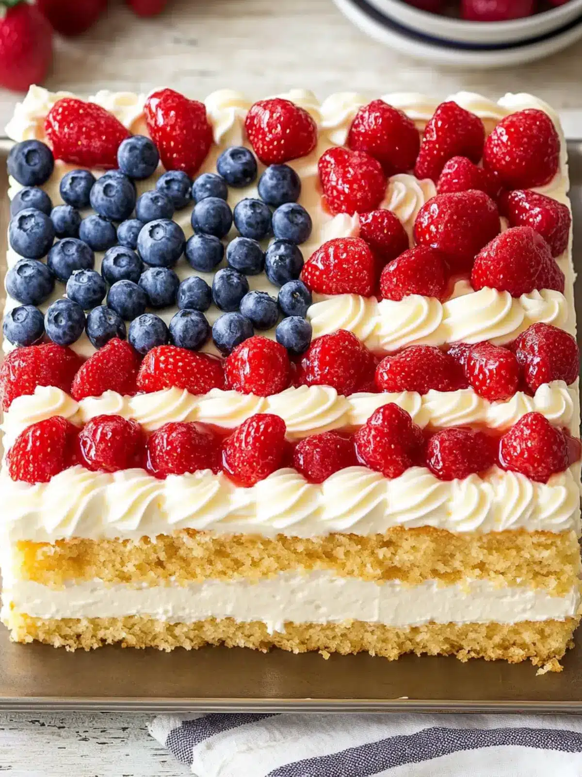 Flag Cake