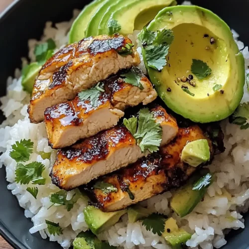 Honey Lime Chicken & Avocado Rice