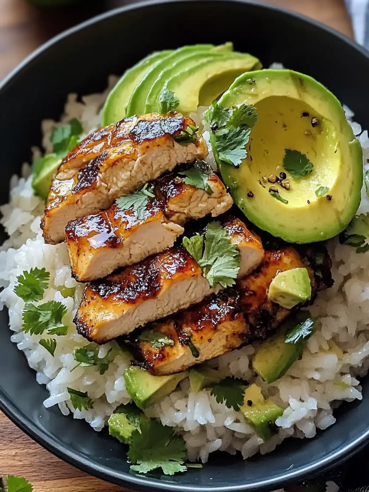 Honey Lime Chicken & Avocado Rice