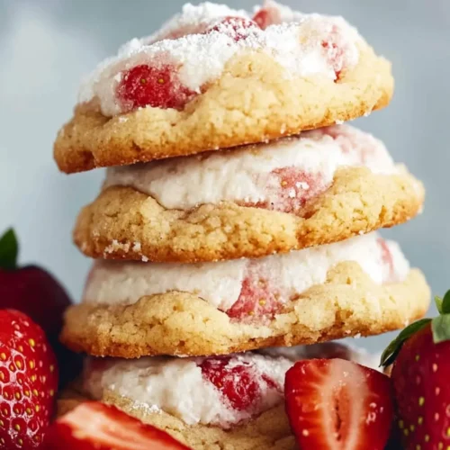 Strawberry Shortcake Cookies
