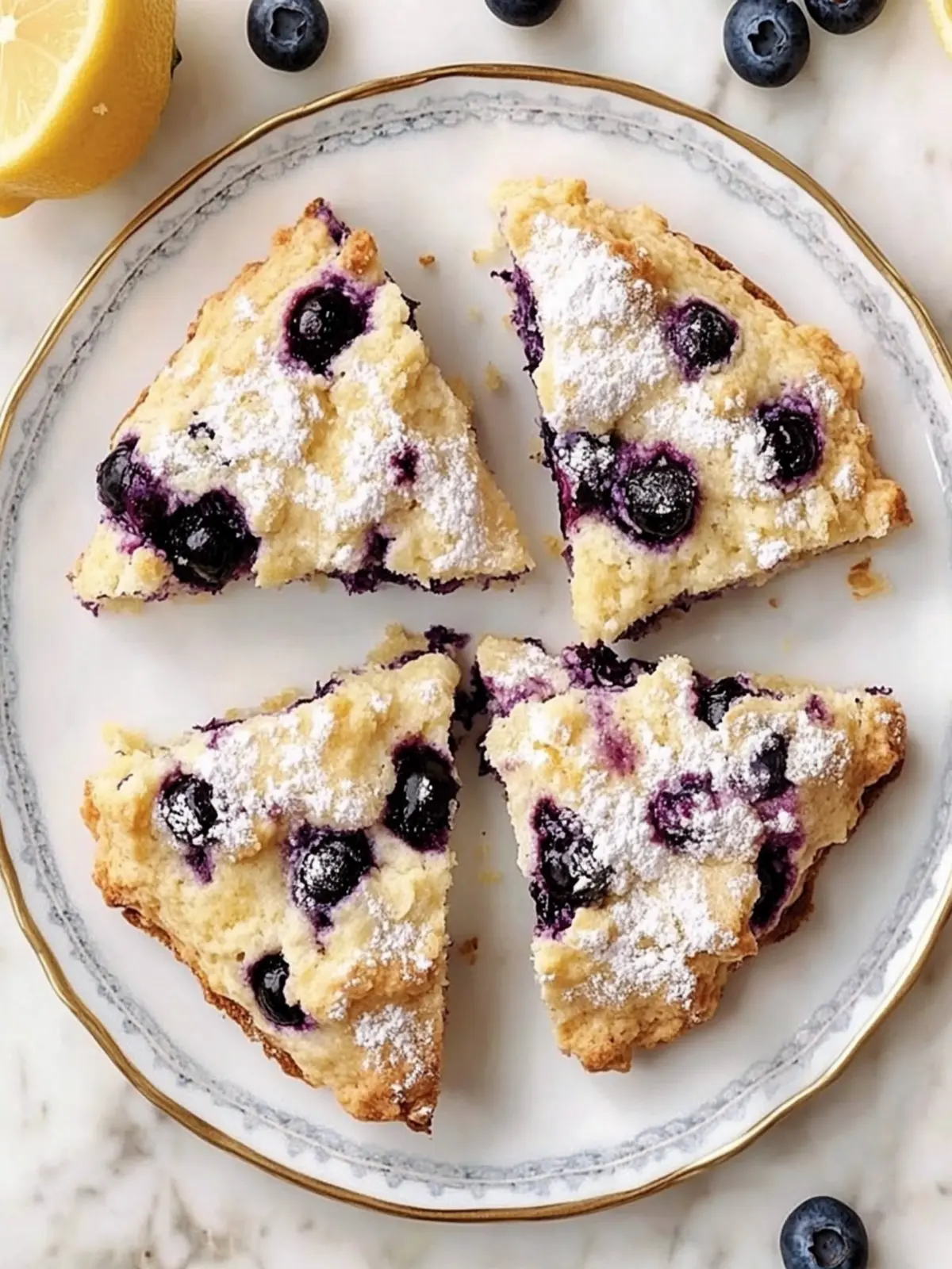lemon blueberry scones recipe
