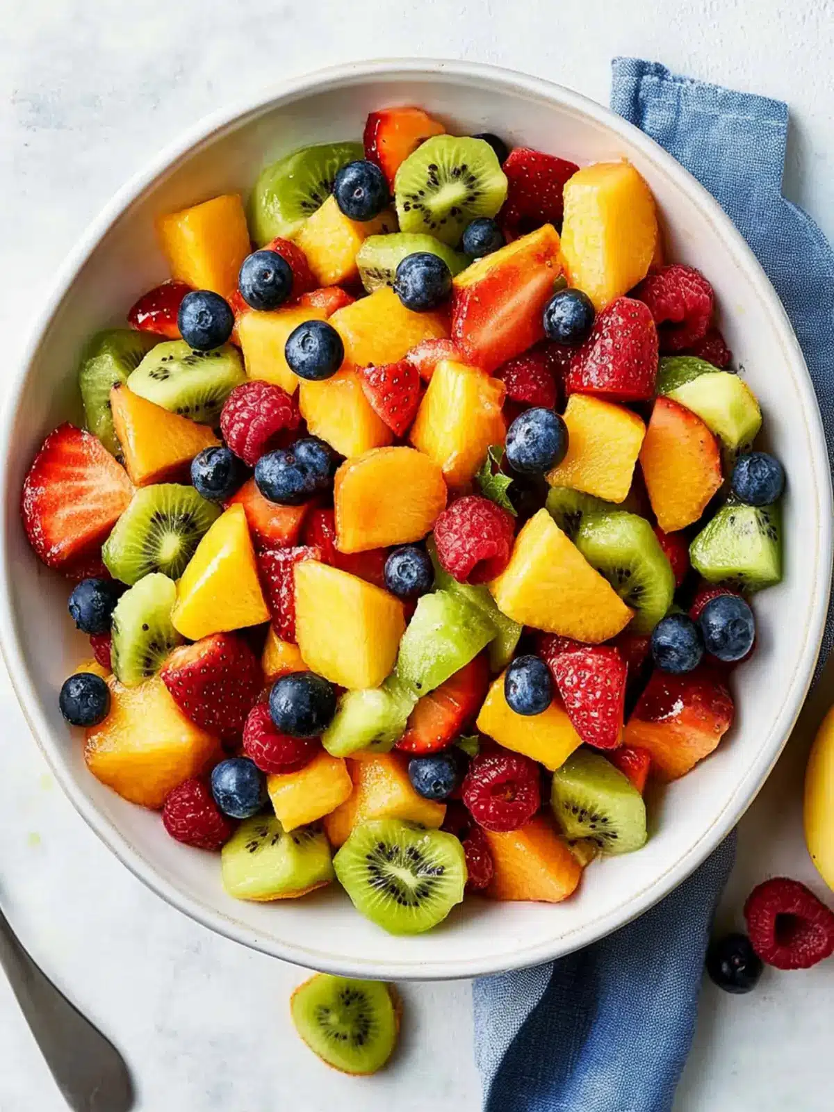 Refreshing Fruit Salad Recipe with Honey-Lime Zing