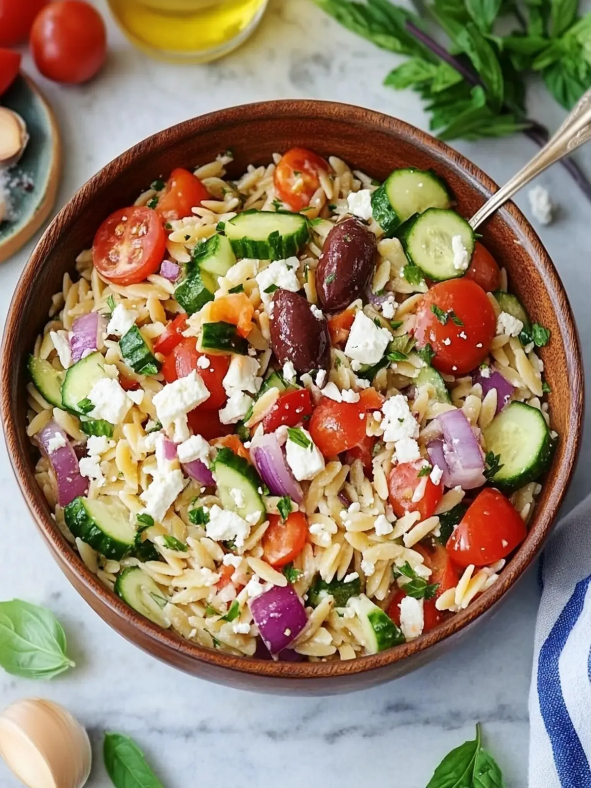 greek orzo salad recipe