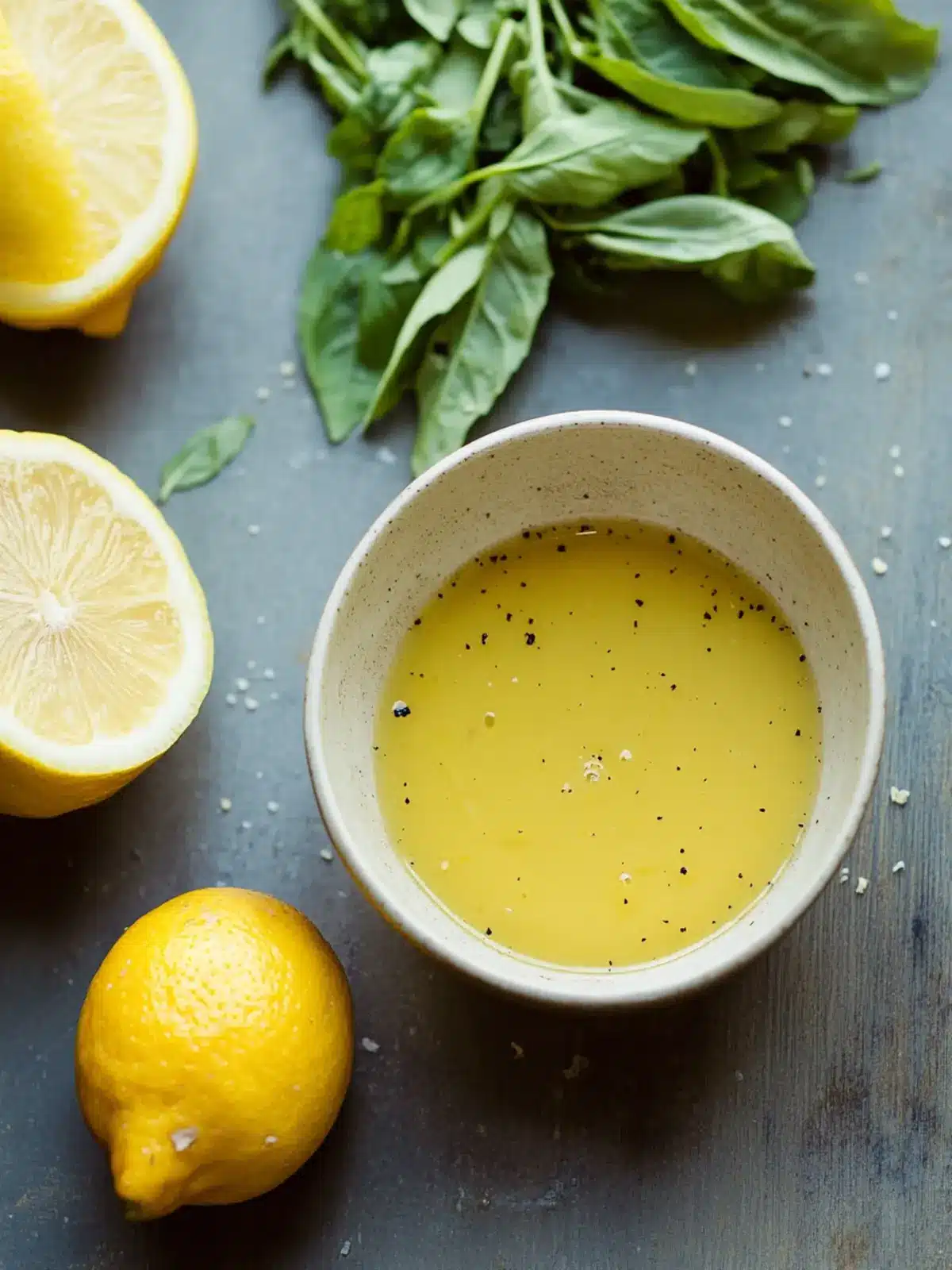 lemon vinegarette dressing