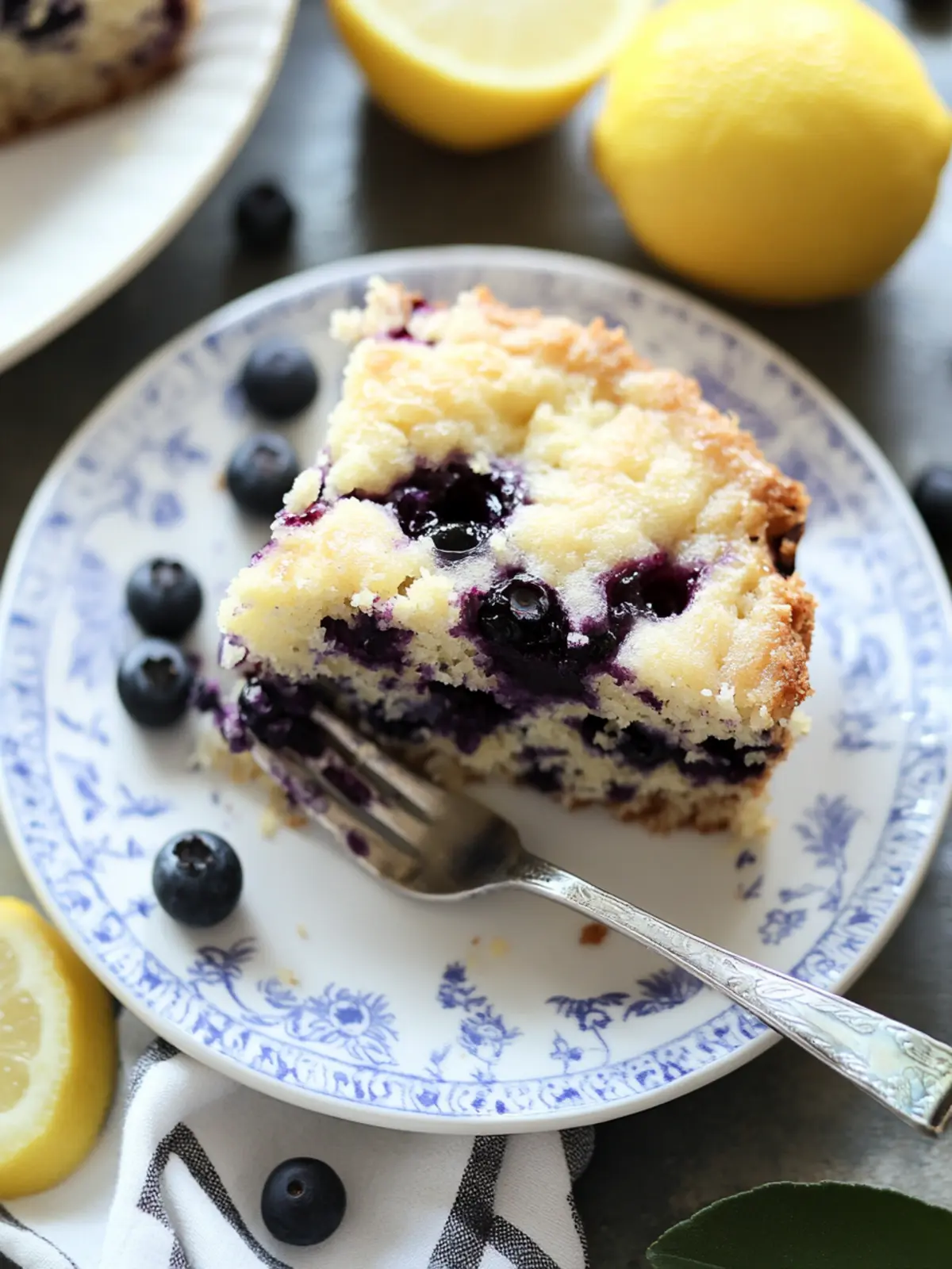 Lemon Blueberry Coffee Cake