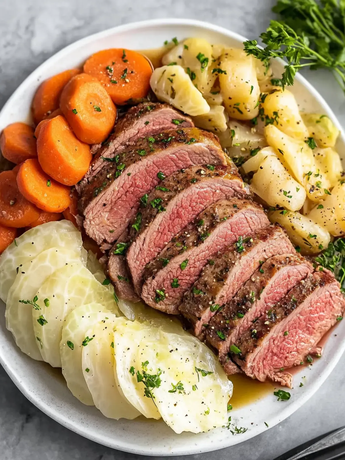 cornbeef cabbage slow cooker