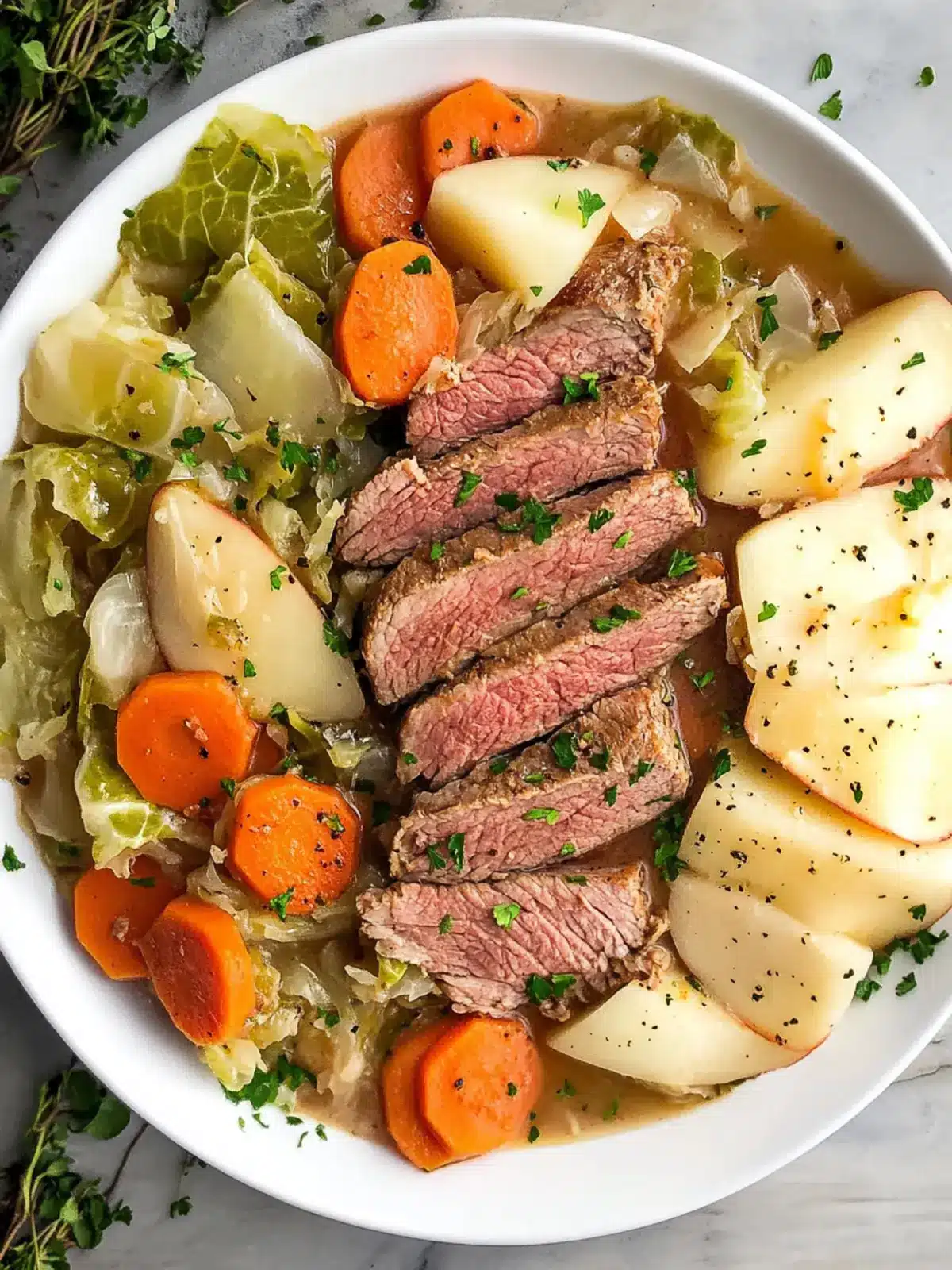 corn beef and cabbage recipe crock pot