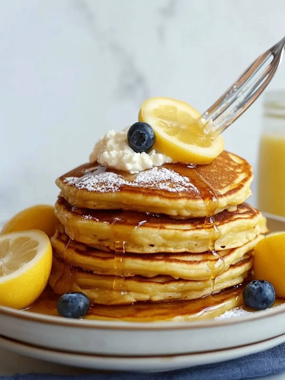lemon ricotta pancakes recipe