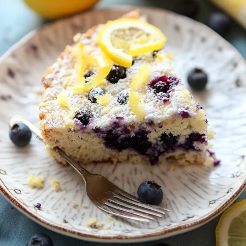 Lemon Blueberry Coffee Cake