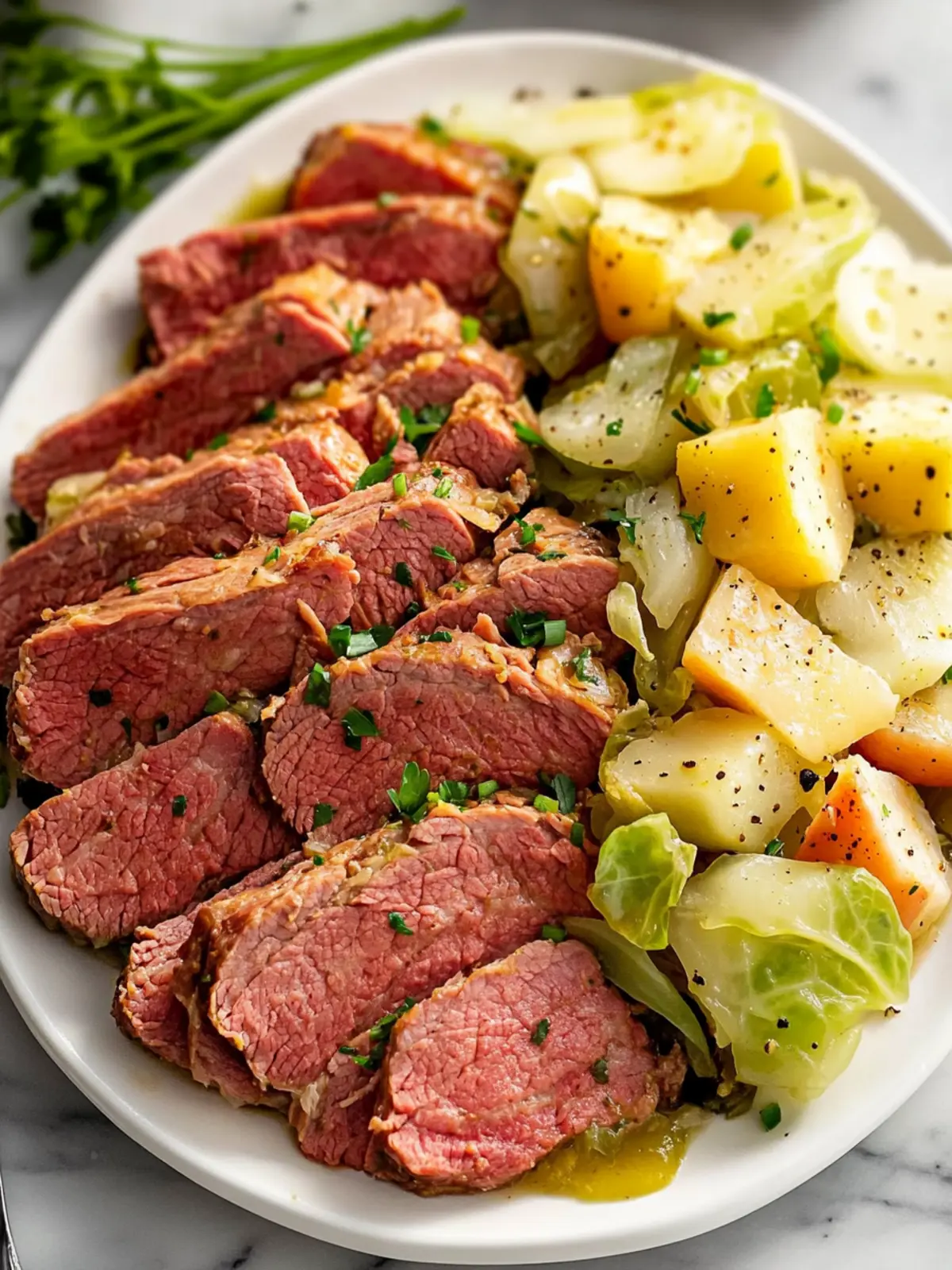 corn beef and cabbage recipe
