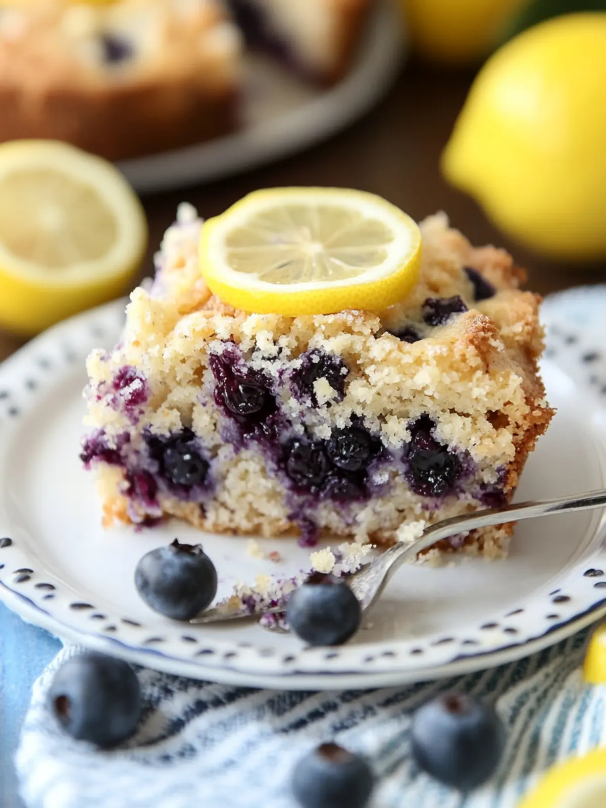 Lemon Blueberry Coffee Cake
