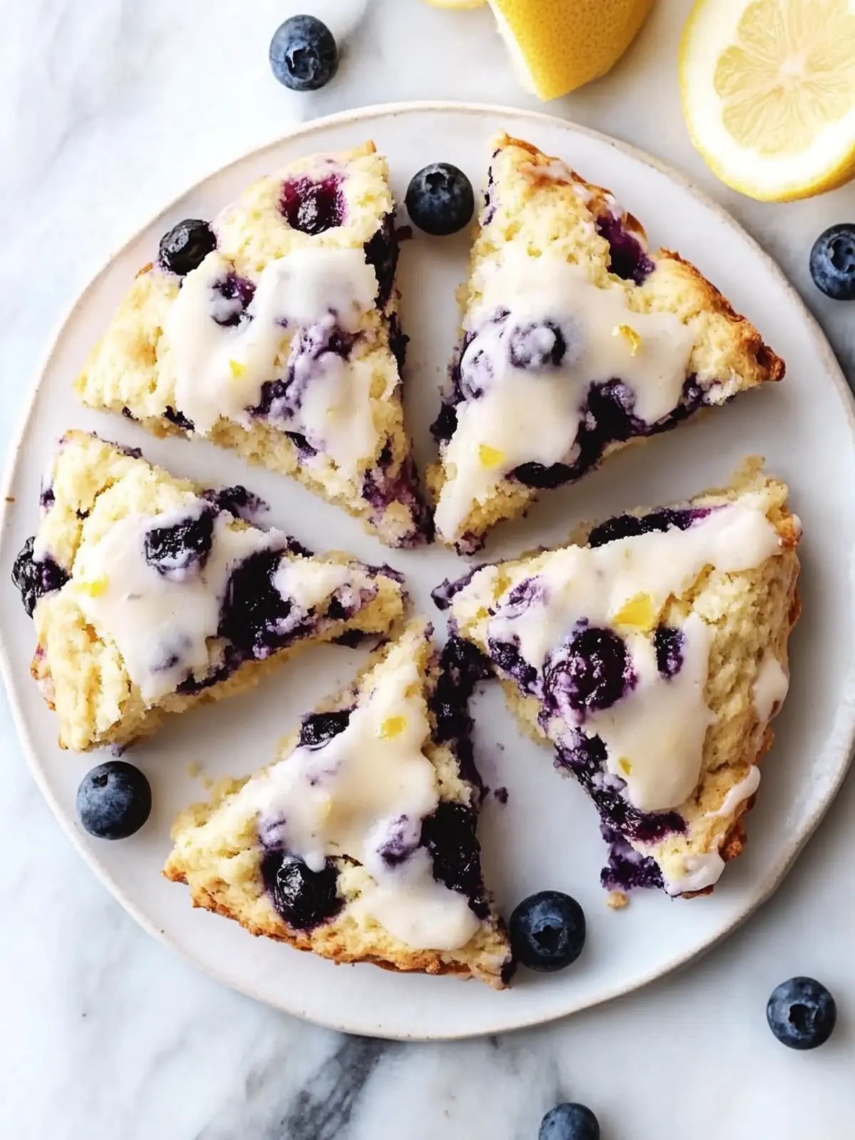 lemon blueberry scones recipe