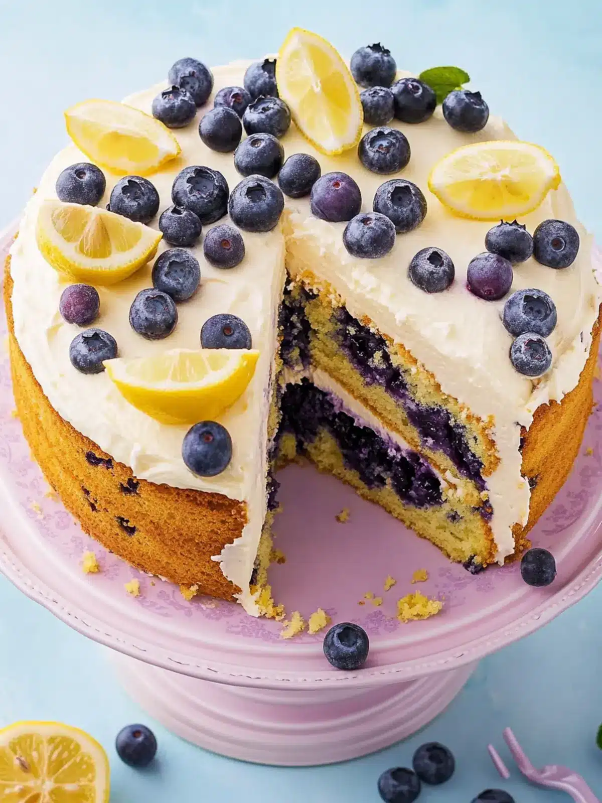blueberry lemon cake recipe