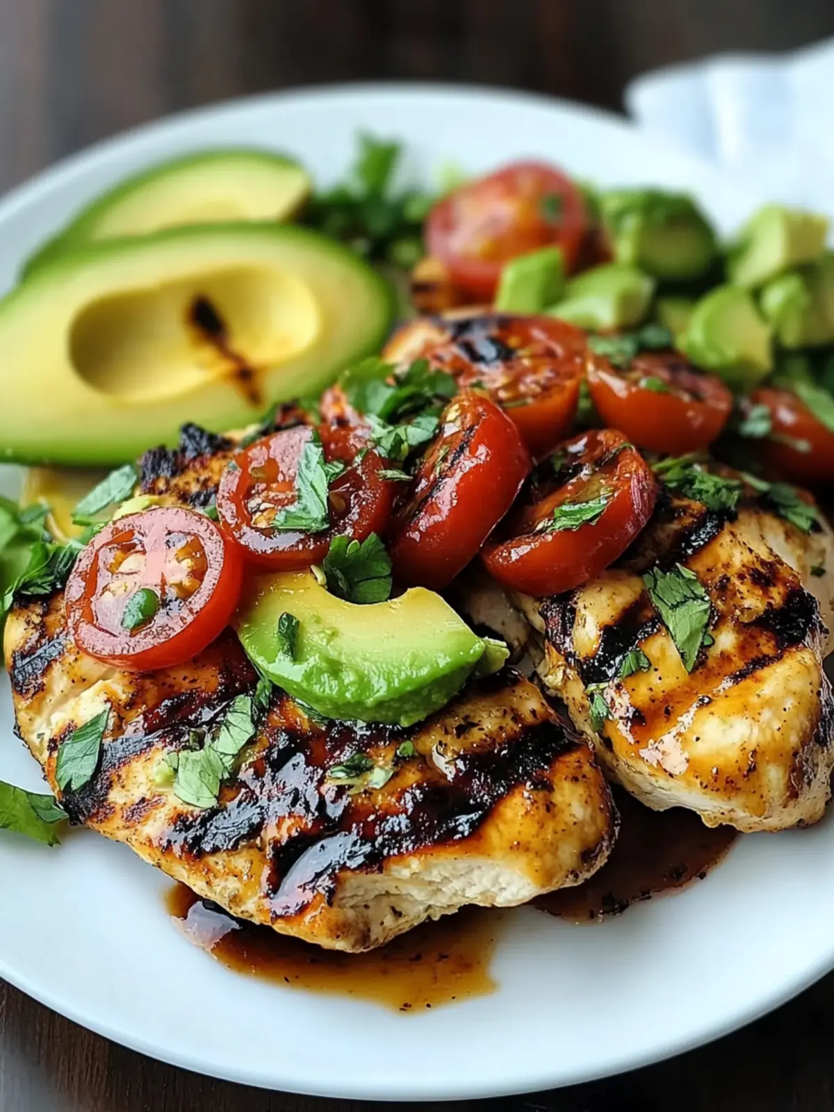 Grilled California Avocado Chicken