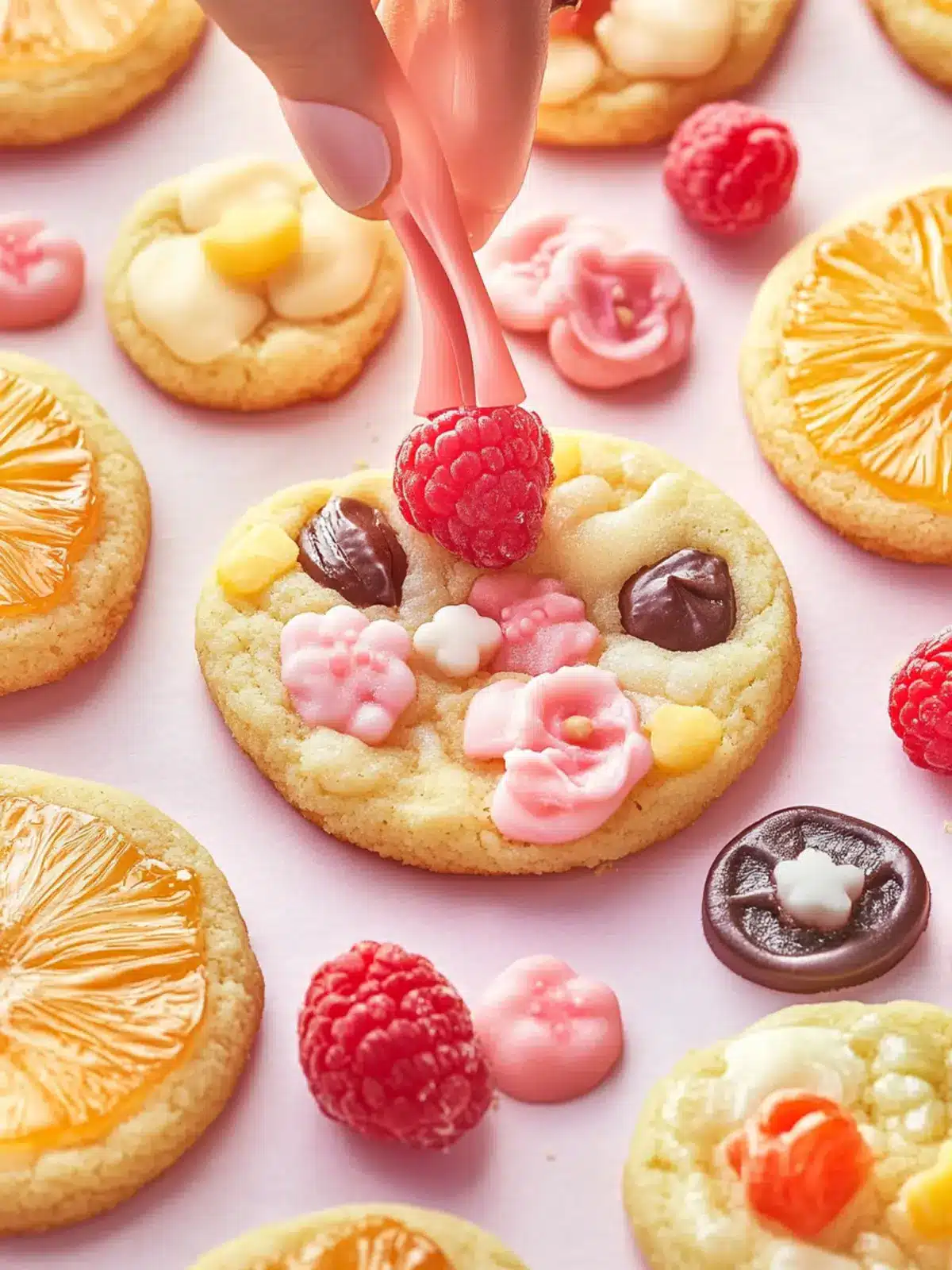 Chewy Spring Cookies Bursting with Cherry and Chocolate Delight