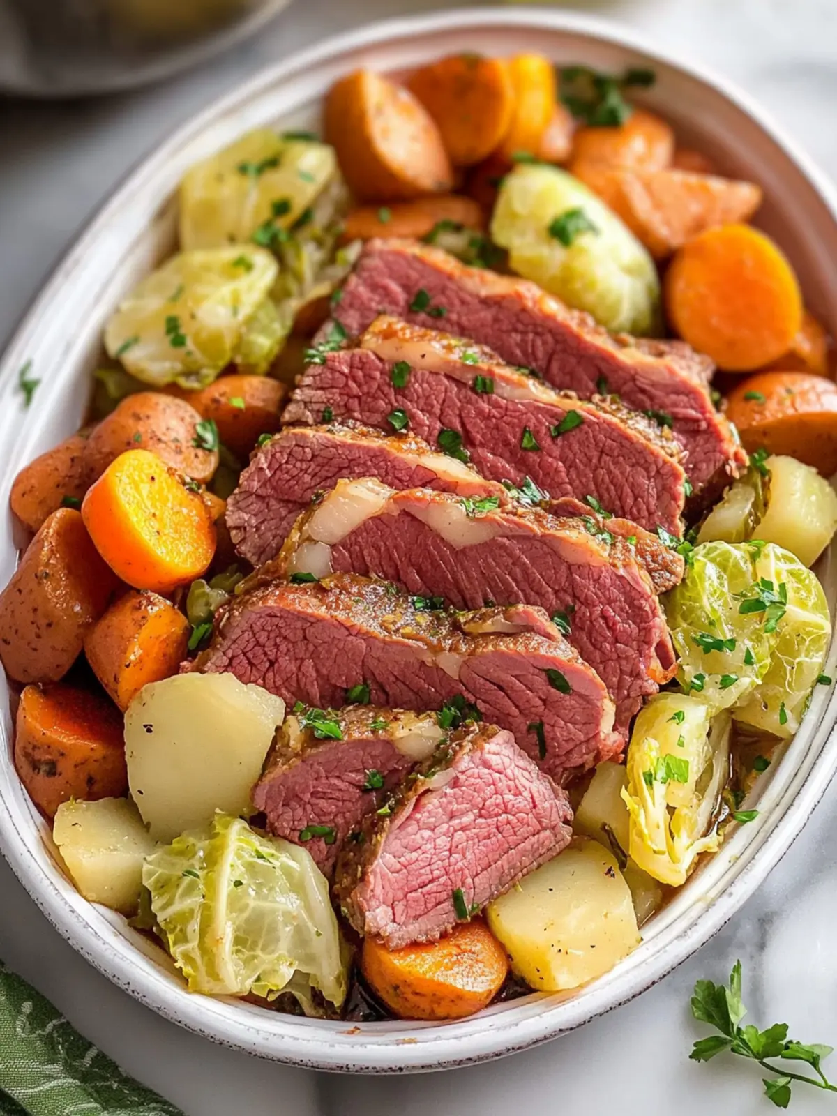 slow cooker corned beef and cabbage