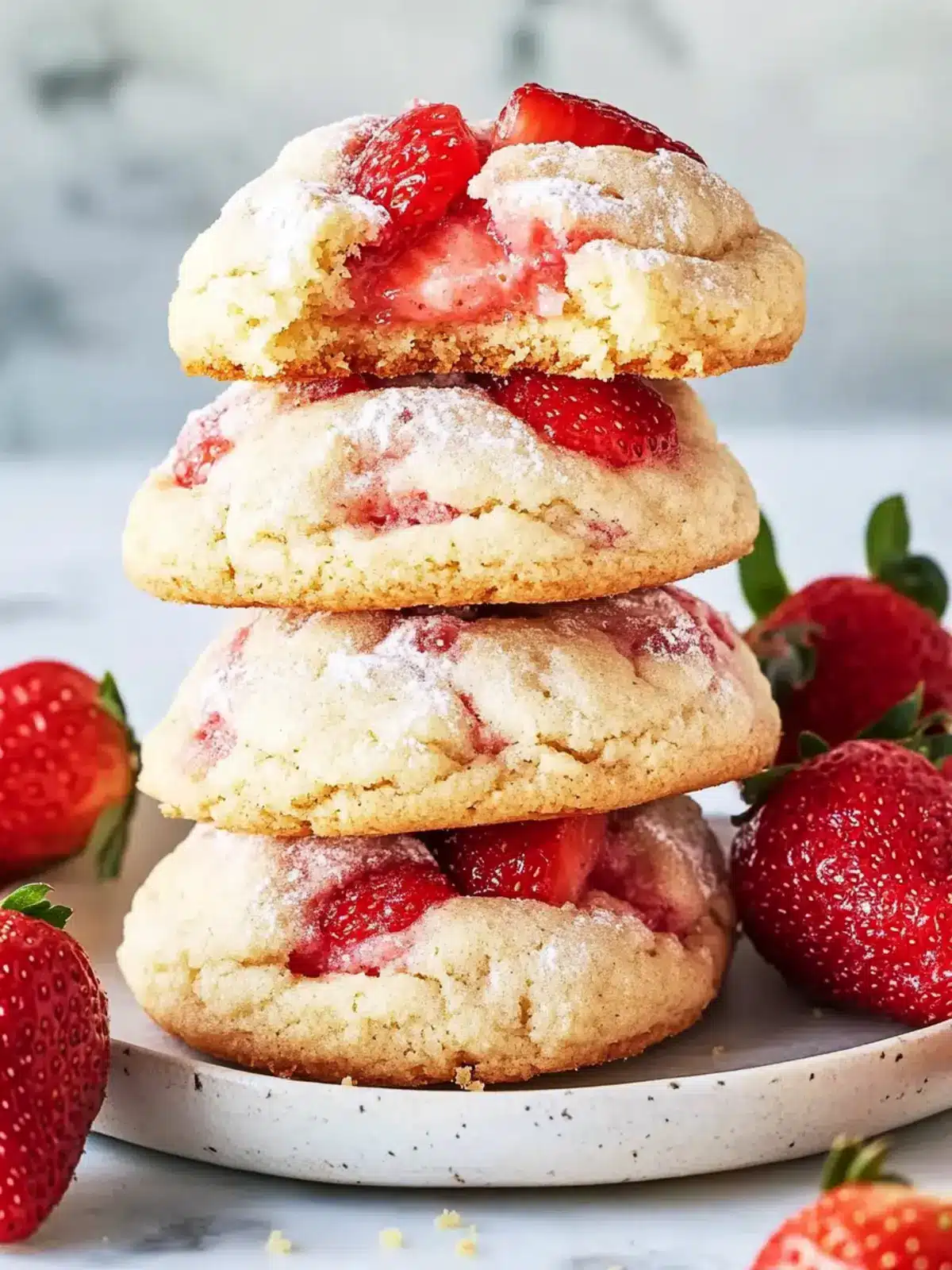 Strawberry Shortcake Cookies
