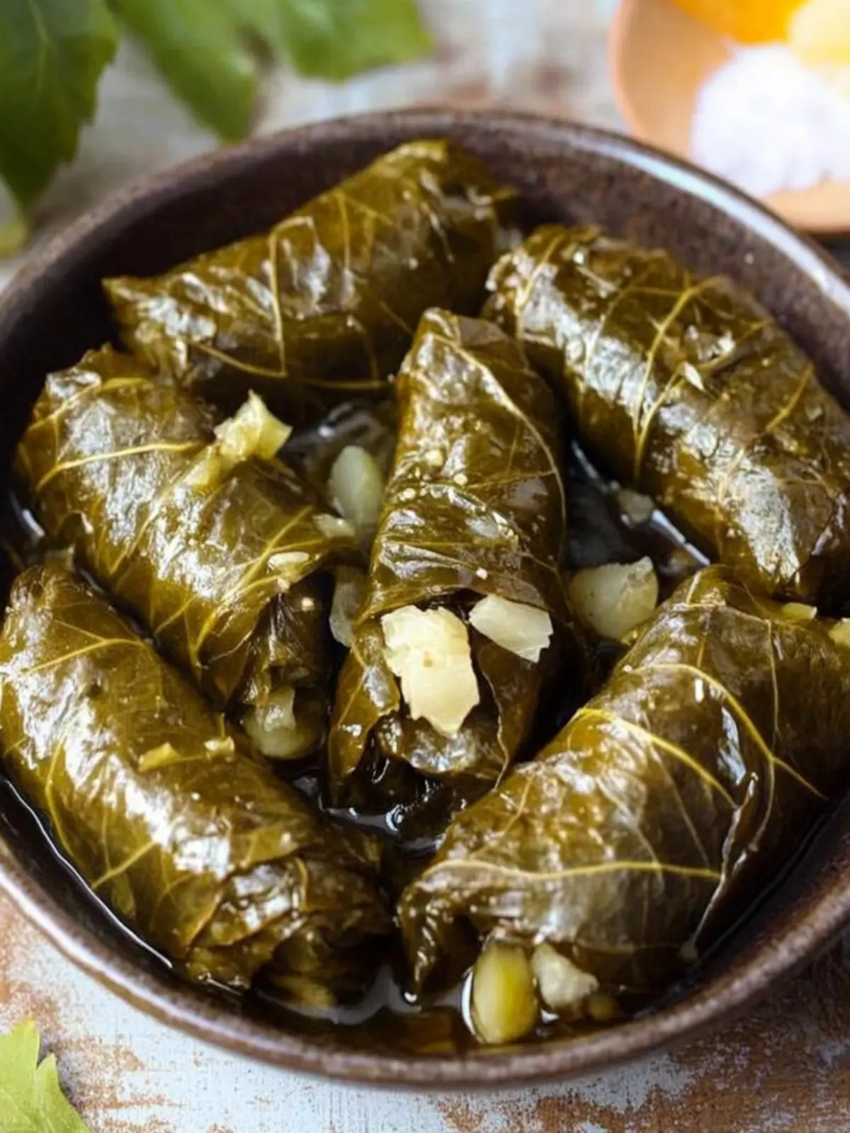 Delicious Stuffed Grape Leaves Recipe with Spiced Lamb Bliss