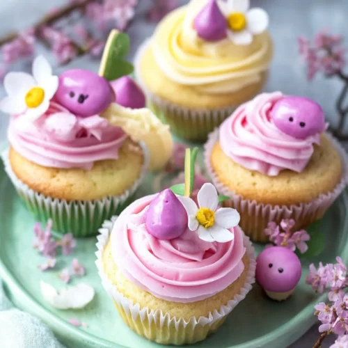spring cupcakes
