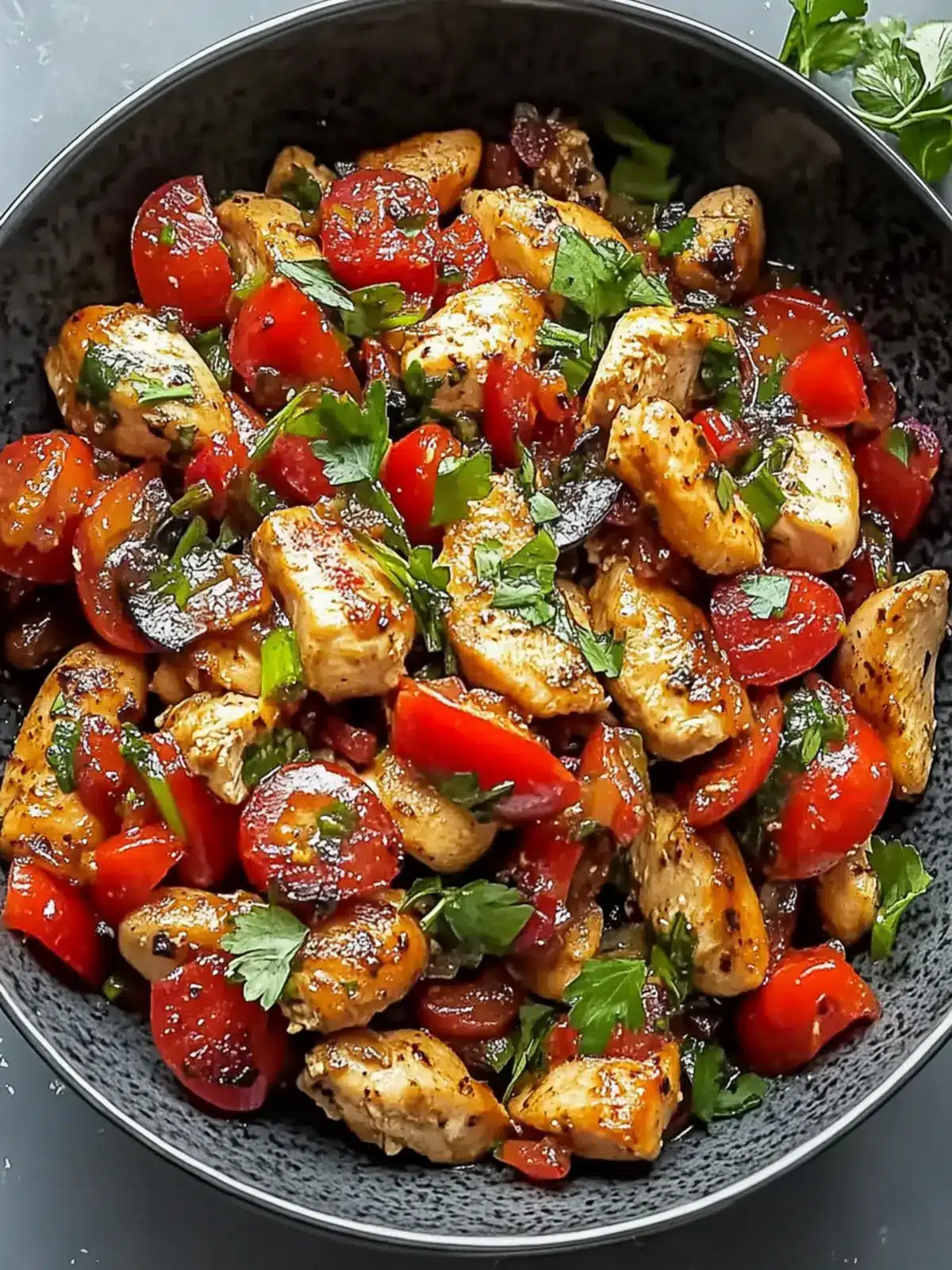 Mediterranean Chicken Stir Fry