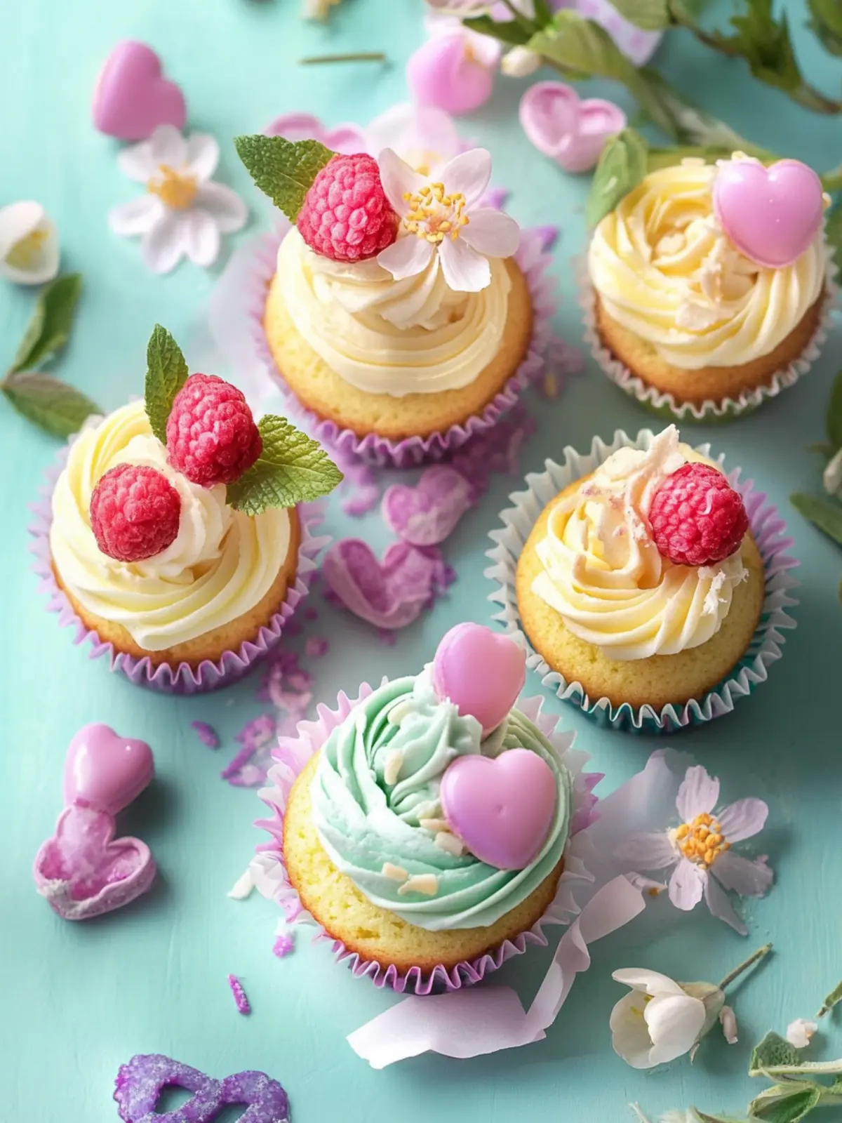 spring cupcakes