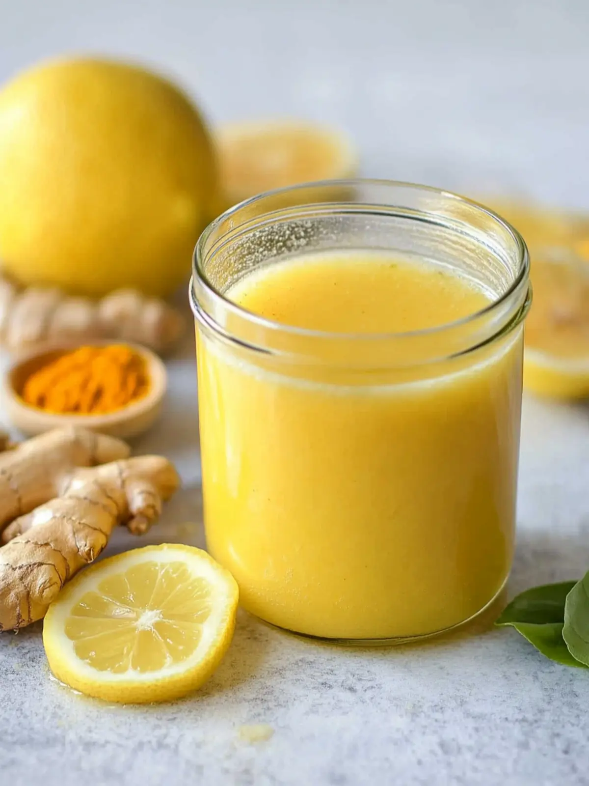 lemon ginger turmeric shot