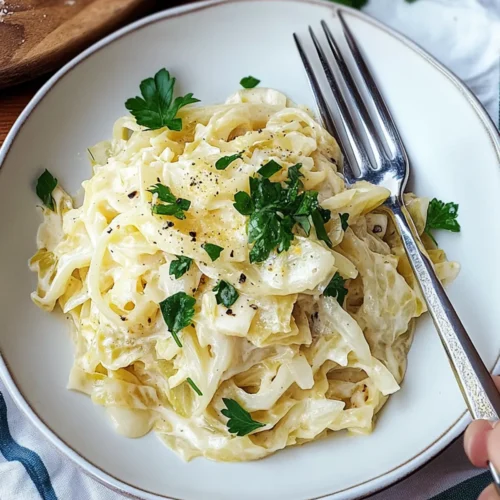 cabbage alfredo recipe