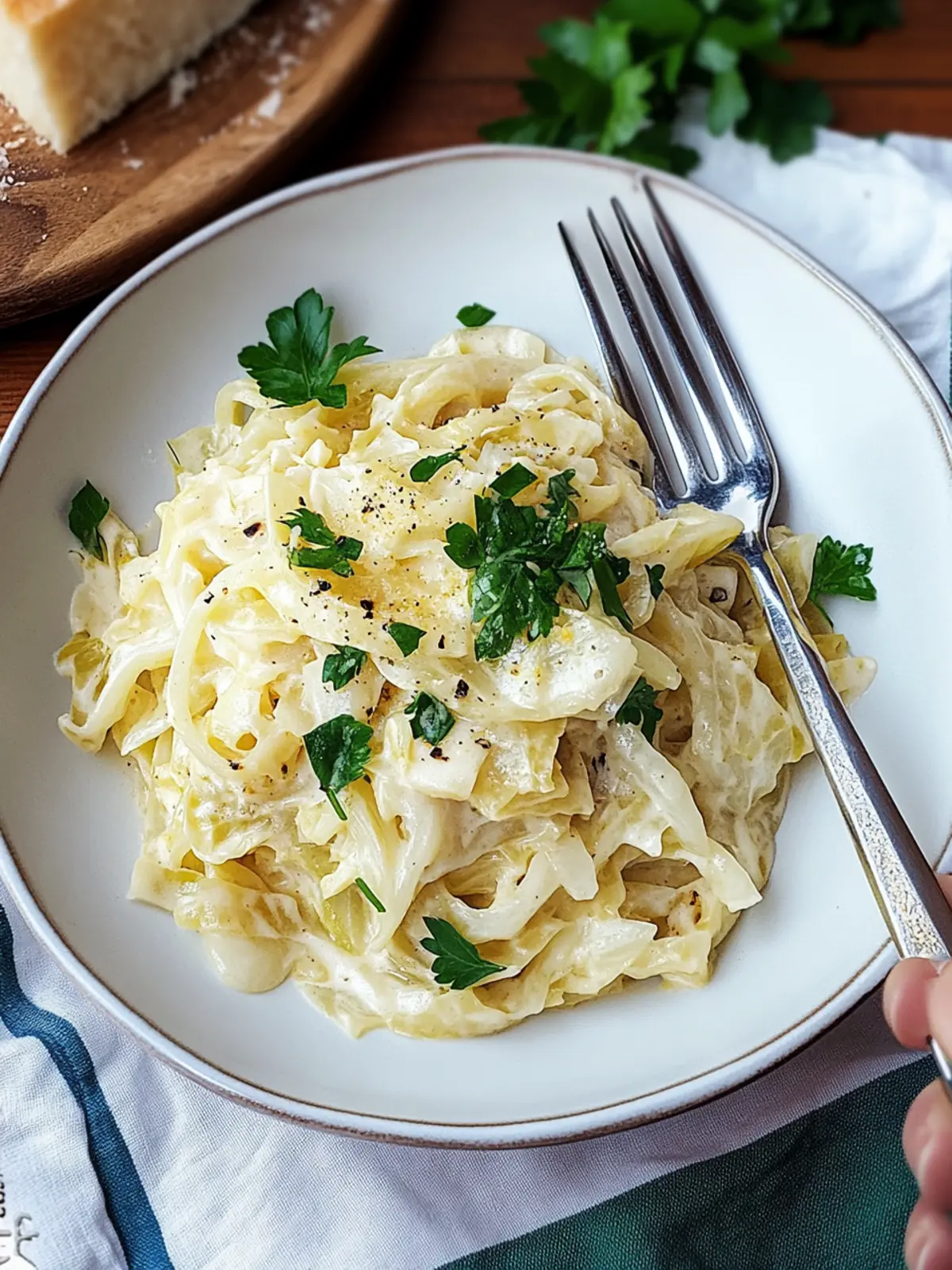 Cabbage Alfredo Recipe: Creamy Comfort with a Healthy Twist