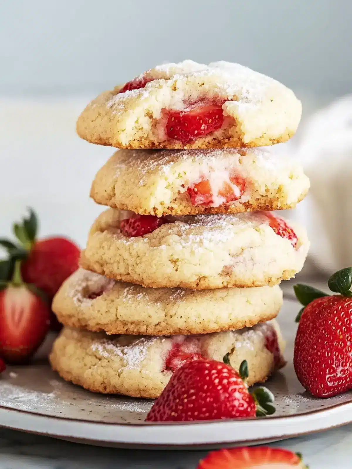 Strawberry Shortcake Cookies