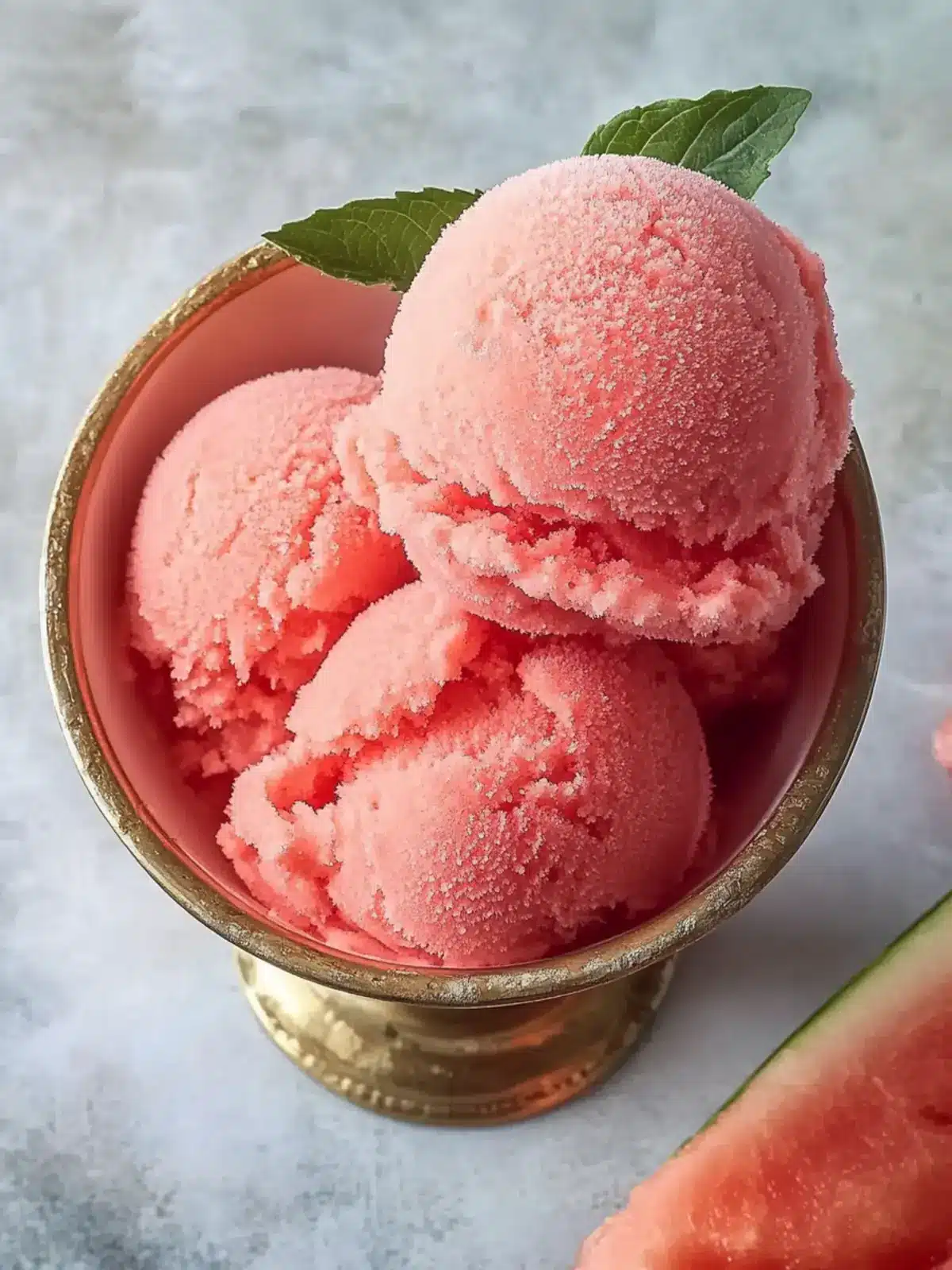 watermelon sorbet recipe