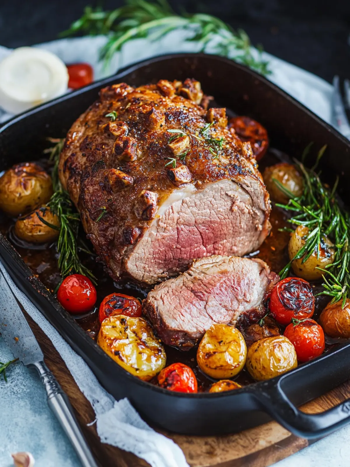 roasted leg of lamb recipe