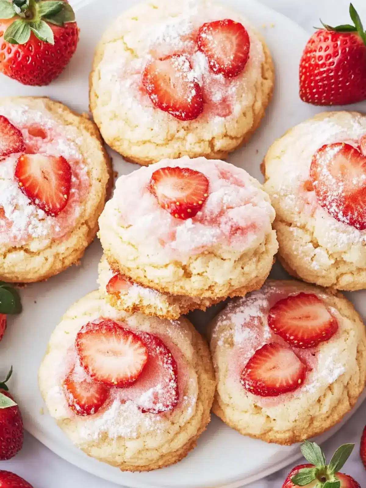Strawberry Shortcake Cookies