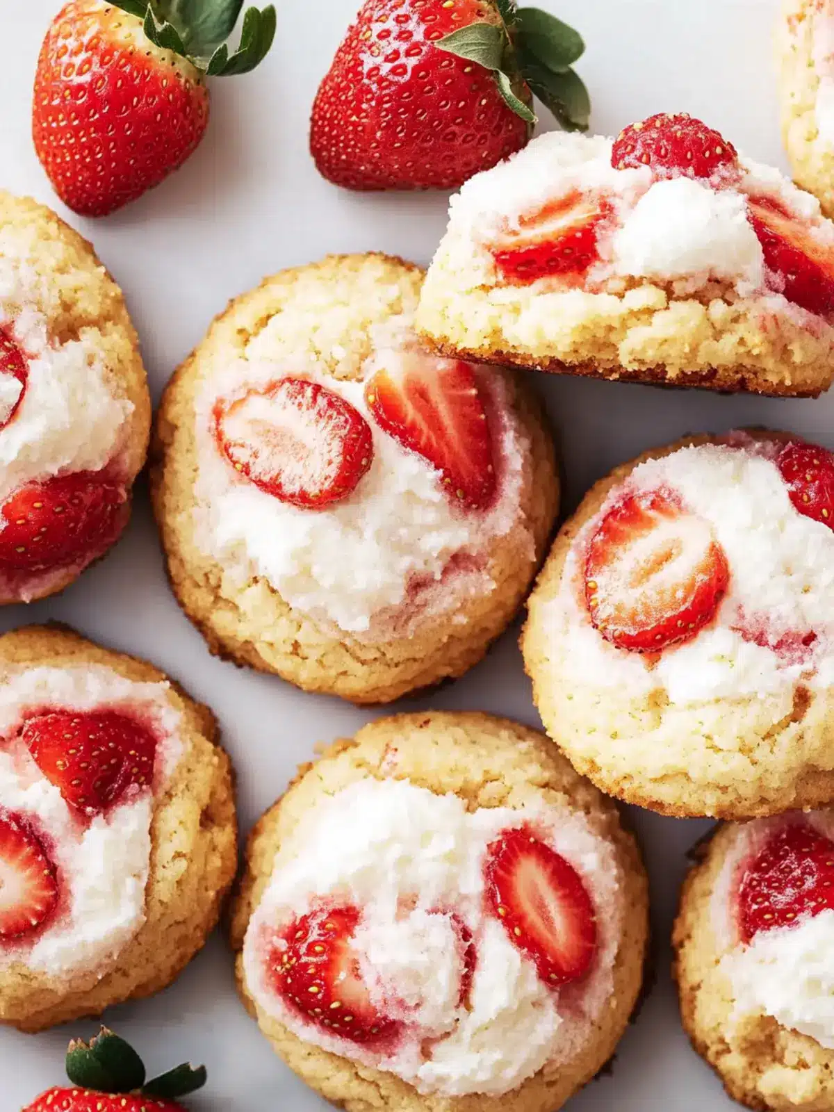 Strawberry Shortcake Cookies