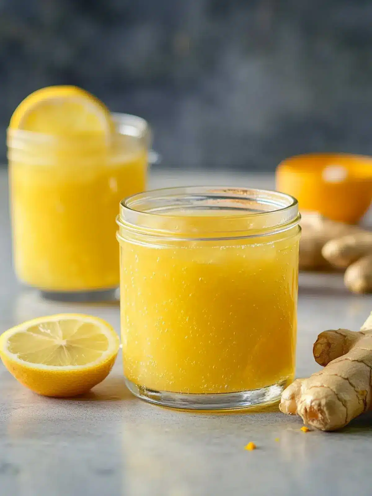 Energizing Lemon Ginger Turmeric Shots for Immunity Boost