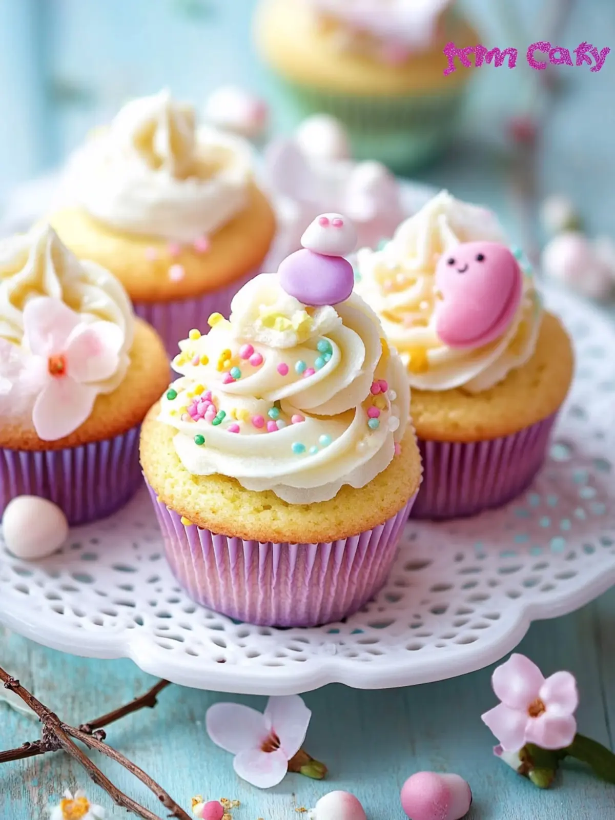 spring cupcakes