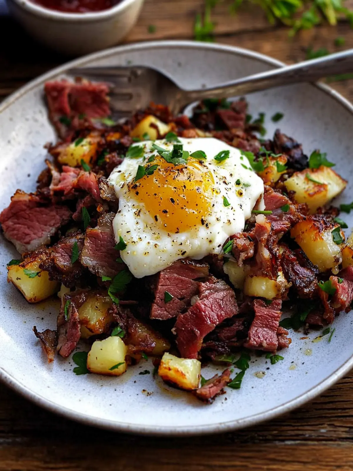 Sizzling Corned Beef Hash for a Comforting Breakfast Treat