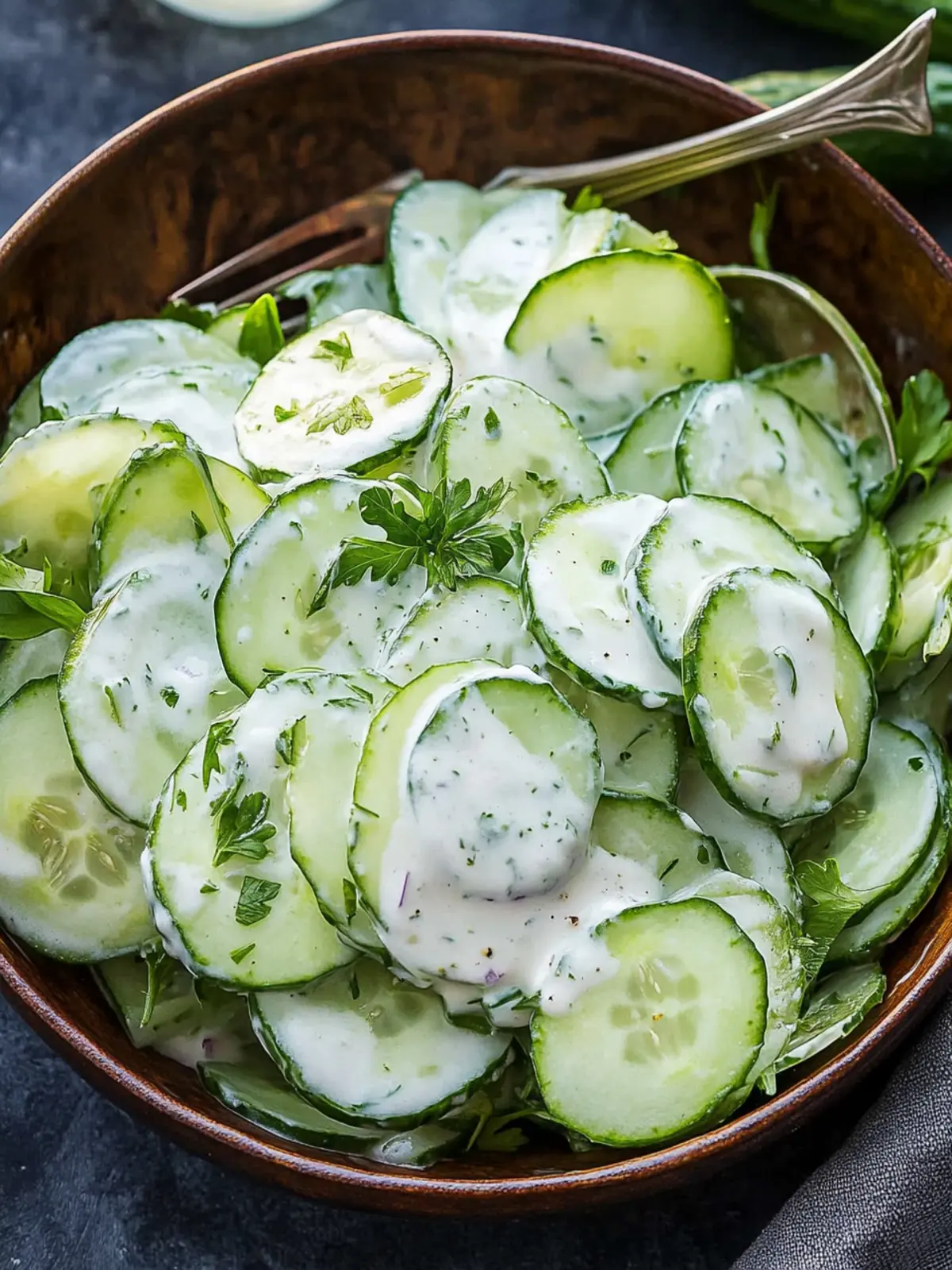 Creamy Cucumber Salad Recipe That Brightens Your Summer Meals