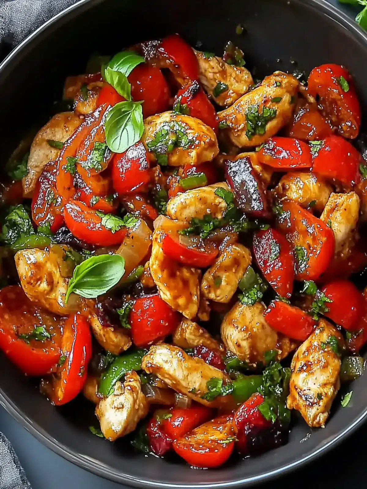 Mediterranean Chicken Stir Fry
