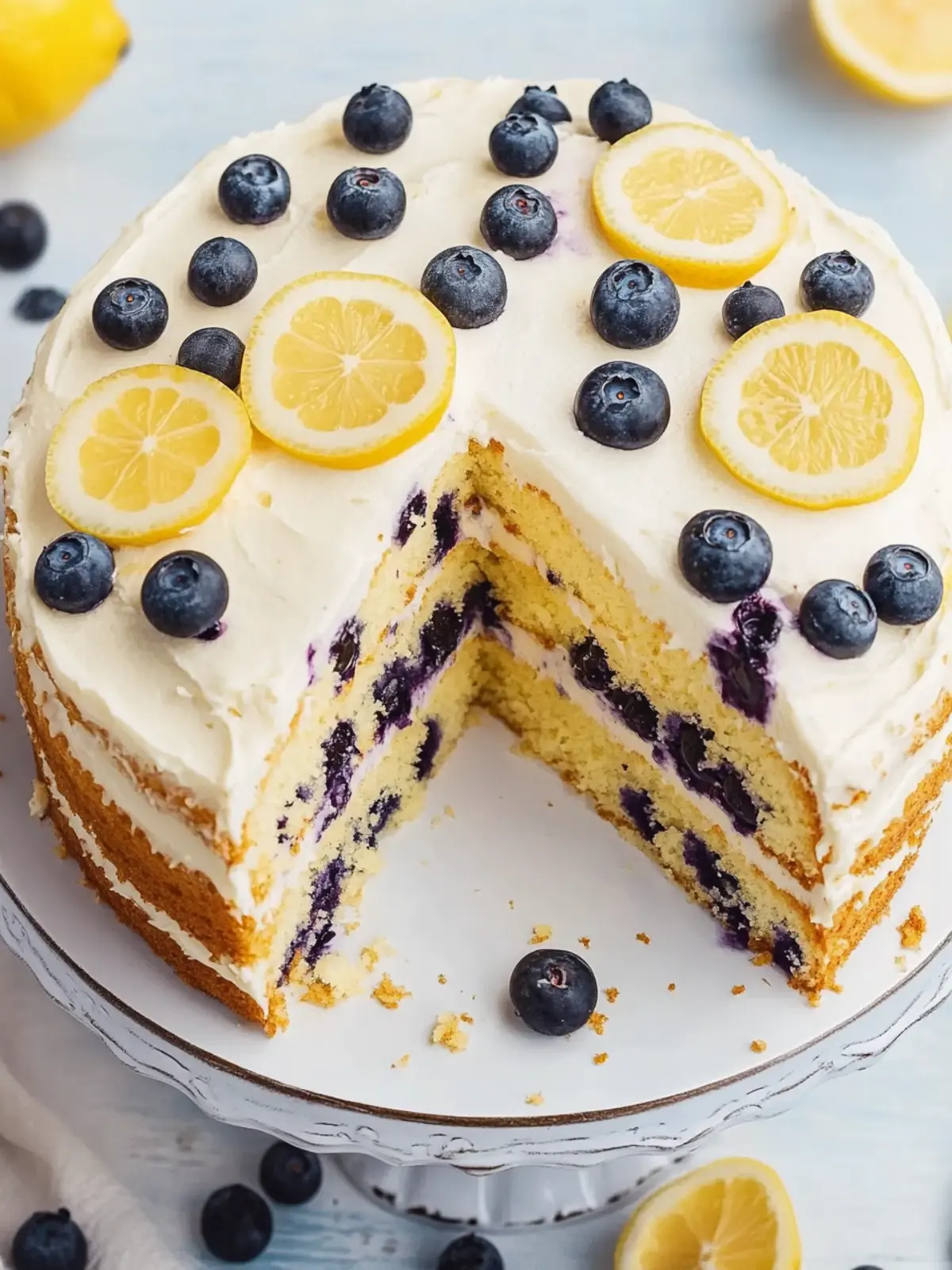 blueberry lemon cake recipe