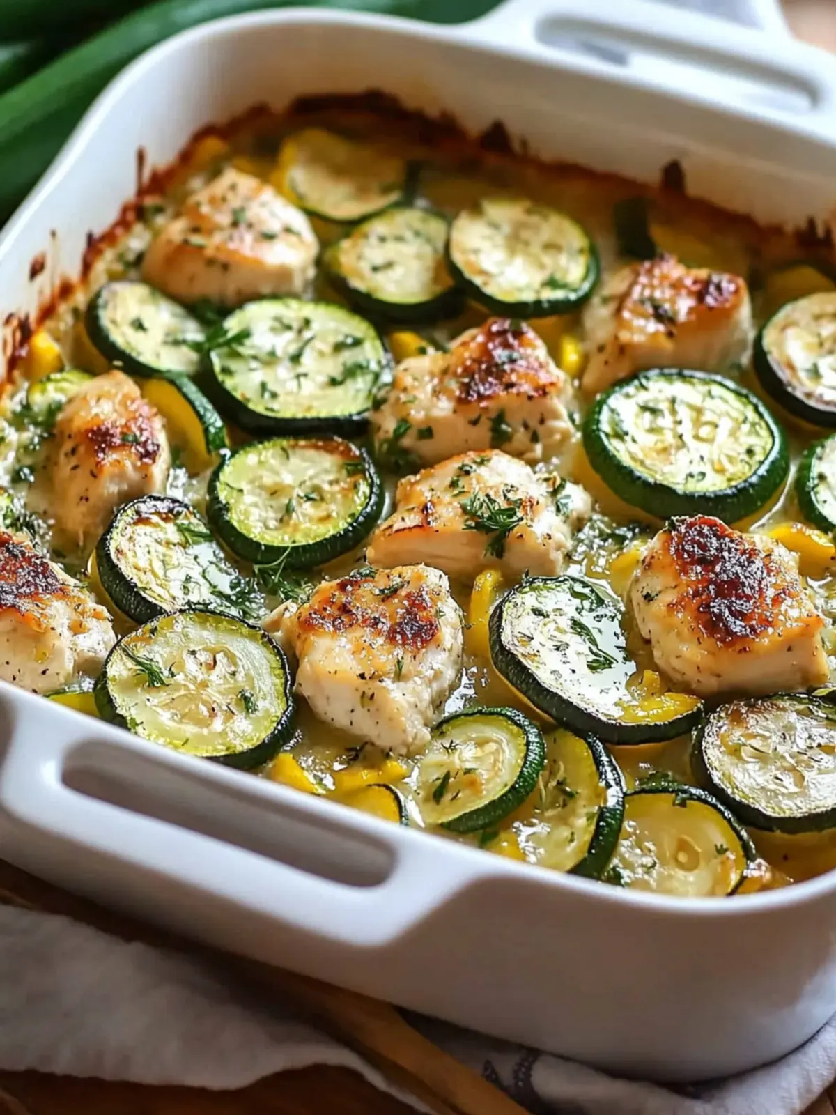 Easy Chicken Zucchini Bake Recipe