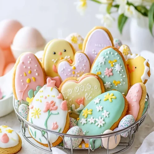 Easter Pastel Sugar Cookies